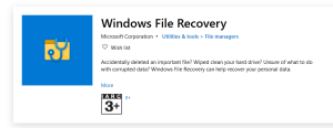 Windows File Recovery 0.1.13492.0 Crack